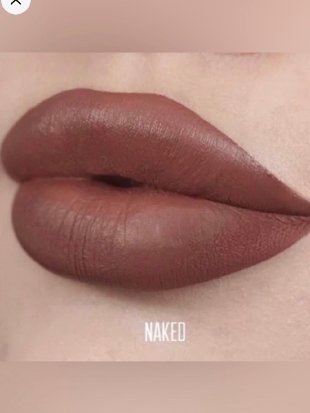 Bodyography NAKED Lip Lava Liquid Lipstick Light Brown Nude Matte NEW PC